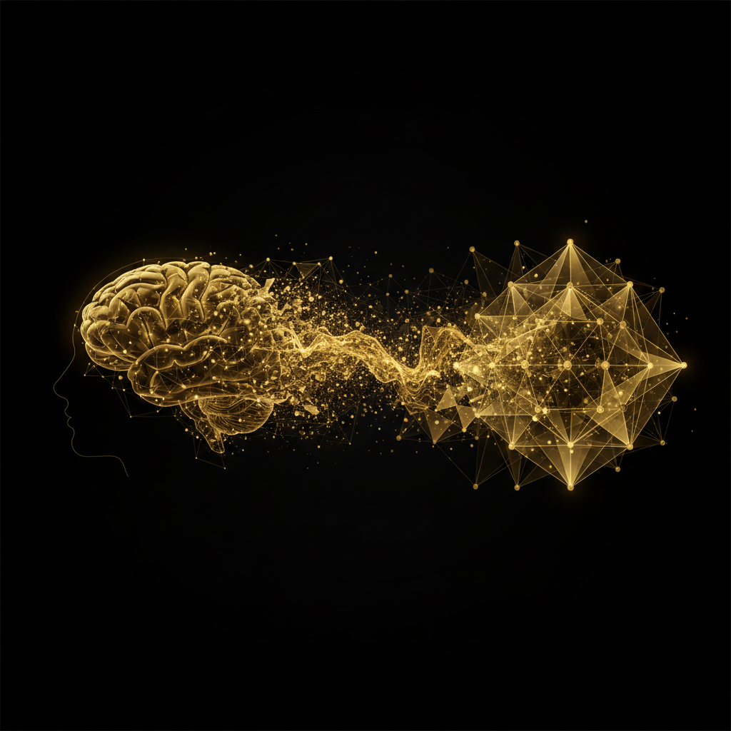 Expert judgment transforming into encoded AI structure